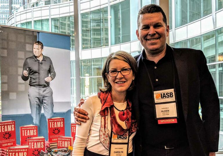 With Navy SEAL and Inc. 500 CEO, Alden Mills at IASB’s annual conference